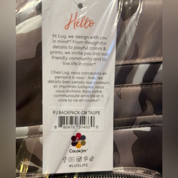 Lug Puddle jumper backpack camo taupe - Picture 3 of 3